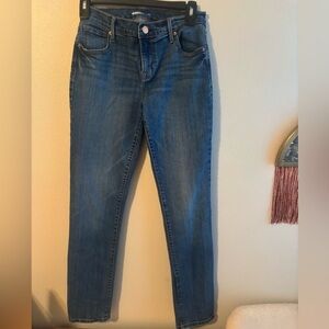 Old Navy Women's Skinny Jeans Curvy Straight - Deep Blue size 0